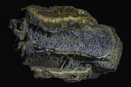 Goethite<br />Mina Huth (Sieg), Hamm, Altenkirchen (Westerwald), Siegerland, Renania-Palatinado/Rheinland-Pfalz, Alemania<br />92 x 62 x 50 mm<br /> (Author: Rob Schnerr)