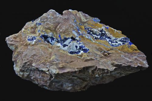 Azurita<br />Bisbee, Distrito Warren, Montes Mule, Condado Cochise, Arizona, USA<br />18,9 x 14,5 cm.<br /> (Autor: Xavier bordas)