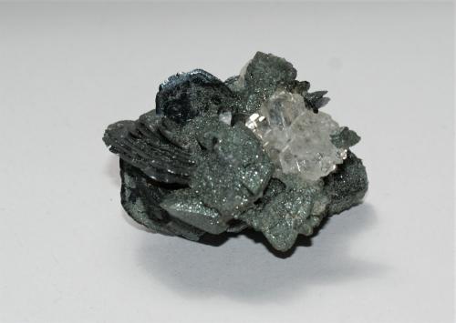 Hematite and 'Apatite'<br />Valle Tormiq, Distrito Baltistán, Gilgit-Baltistan (Áreas del Norte), Paquistán<br />45mm x 30mm x 30mm<br /> (Author: Philippe Durand)