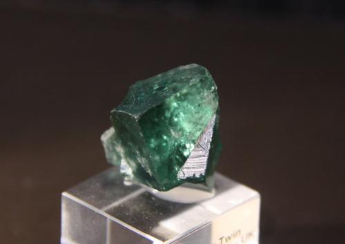 Fluorite<br />Mina Rogerley, Frosterley, Weardale, North Pennines Orefield, County Durham, Inglaterra / Reino Unido<br />22mm x 28mm x 20 mm<br /> (Author: Firmo Espinar)