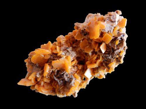 Wulfenite<br />Touissit, Distrito Touissit, Provincia Jerada, Región Oriental, Marruecos<br />100x40x50 mm<br /> (Author: Dany Mabillard)