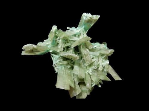 Gypsum (variety selenite)<br />Mina Lubin, Lubin, Distrito Lubin, Legnica, Baja Silesia, Polonia<br />70x60x60 mm<br /> (Author: Dany Mabillard)