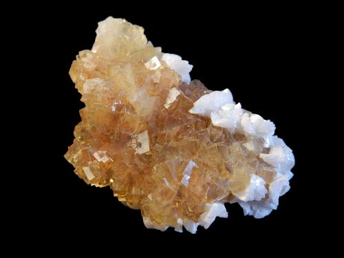 Fluorite and Dolomite<br />Mina Moscona, El Llano, Solís, Corvera de Asturias, Comarca Avilés, Principado de Asturias (Asturias), España<br />80x50x20 mm<br /> (Author: Dany Mabillard)