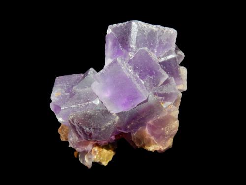 Fluorite<br />Zona minera de Berbes, Berbes, Ribadesella, Comarca Oriente, Principado de Asturias (Asturias), España<br />70 mm x 70 mm x 60 mm<br /> (Author: Dany Mabillard)