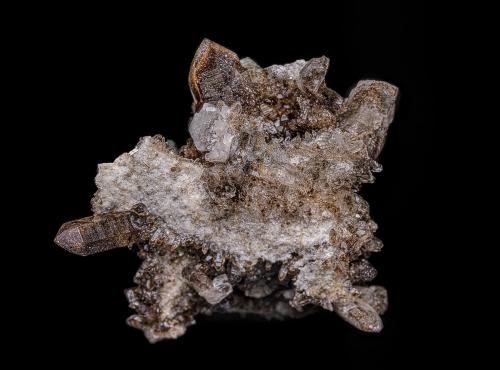 Quartz with chlorite inclusion, Anatase<br />Montes White, Condado Inyo, California, USA<br /><br /> (Author: am mizunaka)