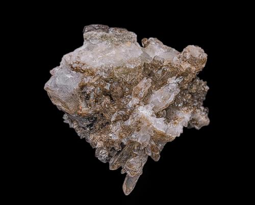 Quartz with chlorite inclusion, Anatase<br />Montes White, Condado Inyo, California, USA<br />5.9 x 5.3 cm<br /> (Author: am mizunaka)