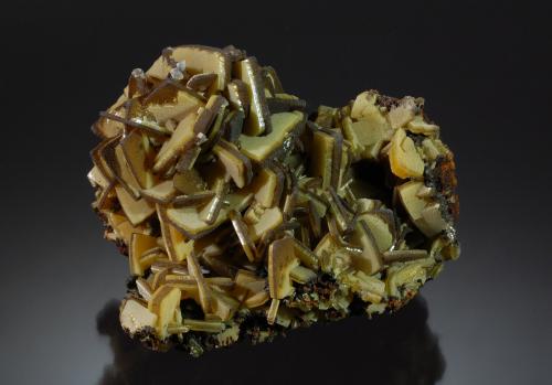 Wulfenite<br />Mina Ojuela, Mapimí, Municipio Mapimí, Durango, México<br />5.0 cm x 6.0 cm.<br /> (Author: Michael Shaw)