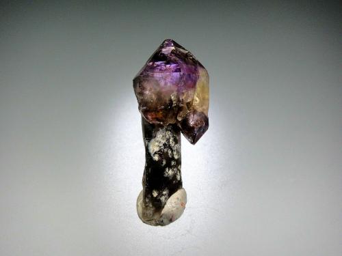 Cuarzo (variedad amatista)<br />Mina Pohndorf, Monte Toll, Batolito Boulder, Condado Jefferson, Montana, USA<br />4,5 x 2 cm.<br /> (Autor: Antonio P. López)