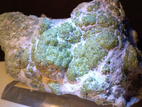 Andradite (variety demantoid), asbestos<br />Valmalenco, Provincia Sondrio, Lombardía, Italia<br />125 x 78,3 mm<br /> (Author: Sante Celiberti)