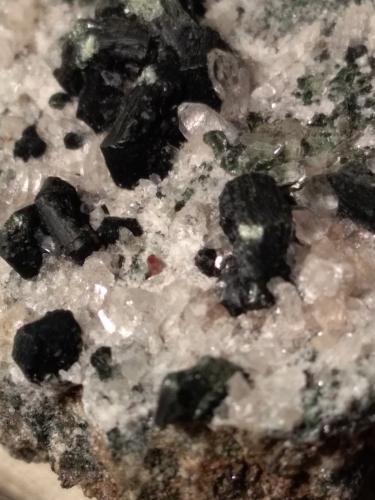 Clinochlore (variety pennine), Quartz, Titanite<br />Valle Ossola, Provincia Verbano-Cusio-Ossola, Piamonte (Piemonte), Italia<br />72 x 56 mm<br /> (Author: Sante Celiberti)