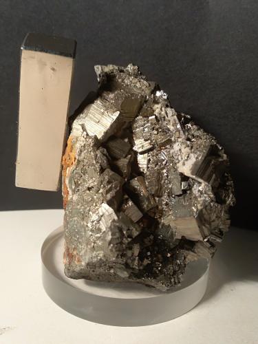 Pirrotita (pseudomórfica de pirita)<br />Mina Gavorrano, Gavorrano, Provincia Grosseto, Toscana, Italia<br />75 x 70 mm<br /> (Autor: Sante Celiberti)