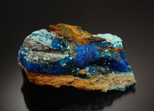 Chalcanthite<br />San Juan County, Utah, USA<br />5.2 cm x 7.2 cm<br /> (Author: Michael Shaw)