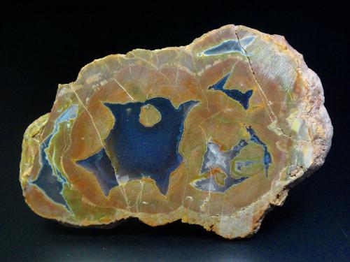 Cuarzo (variedad calcedonia - ágata)<br />Arroyo Agate, Condado Etheridge, Queensland, Australia<br />10 x 6 cm.<br /> (Autor: Antonio P. López)