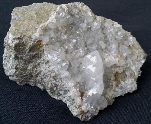 Quartz (variety Gwindel?)<br />Túnel Cangchuanlong #1 (obras), Jianyang, Prefectura Nanping, Provincia Fujian, China<br /><br /> (Author: Volkmar Stingl)