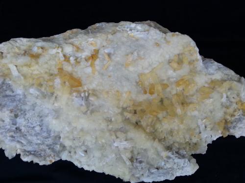 Quartz (variety rock crystal), Albite, Calcite<br />Valle Schmirn, Tirol Norte, Tirol, Austria<br />Length about 63 cm<br /> (Author: Volkmar Stingl)