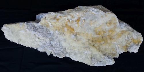 Quartz (variety rock crystal), Albite, Calcite<br />Valle Schmirn, Tirol Norte, Tirol, Austria<br />Length about 63 cm!<br /> (Author: Volkmar Stingl)