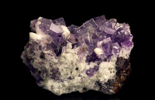 Fluorite<br />Minas de plomo, Obernberg am Brenner, Distrito Innsbruck-Land, Tirol, Austria<br />40 x 26 mm<br /> (Author: Gerhard Brandstetter)