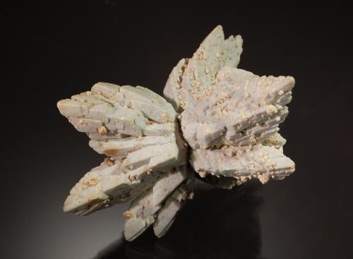 Calcite pseudo after Gypsum<br />Mina Boldut, zona minera Cavnic, Cavnic, Maramures, Rumanía<br />4.1 cm x 6.0 cm<br /> (Author: Michael Shaw)