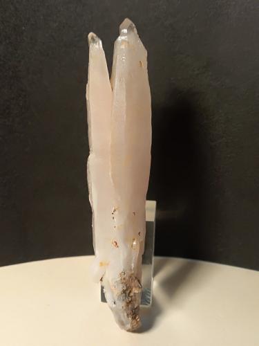 Quartz (variety scepter)<br />Mina Fenice Capanne, Massa Marittima, Provincia Grosseto, Toscana, Italia<br />91 x 21 mm<br /> (Author: Sante Celiberti)