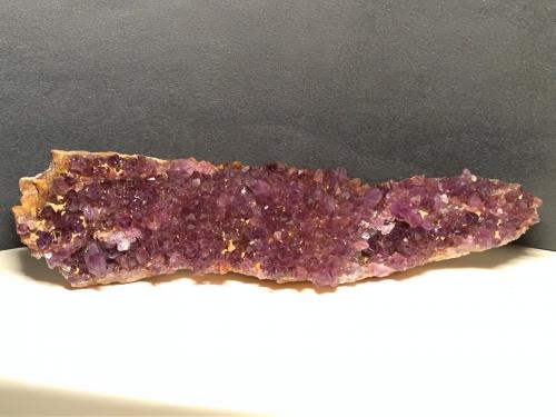 Quartz (variety amethyst)<br />Vetulonia, Castiglione della Pescaia, Provincia Grosseto, Toscana, Italia<br />16,5 x 4 cm<br /> (Author: Sante Celiberti)