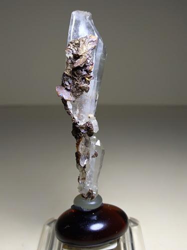 Quartz (variety faden)<br />Monte Leoni, Sticciano, Roccastrada, Provincia Grosseto, Toscana, Italia<br />51 x 12 mm<br /> (Author: Sante Celiberti)