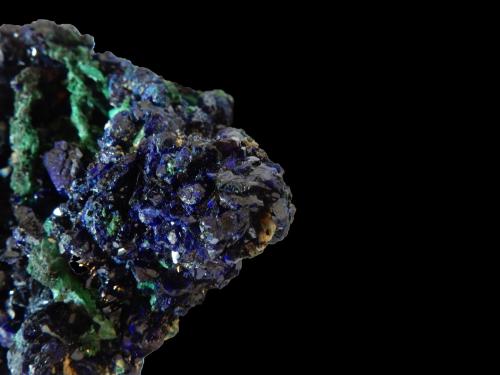 Azurite and Malachite<br />Mina Sepon, Distrito Vilabouly, Provincia Savannakhét, Laos (R.D.P. Lao)<br />90 mm x 50 mm x 30 mm<br /> (Author: Dany Mabillard)