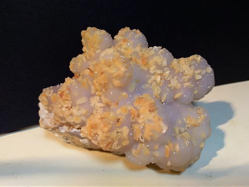 Quartz (variety chalcedony), Magnesite<br />Monterufoli, Pomarance, Provincia Pisa, Toscana, Italia<br />77 x 52 mm<br /> (Author: Sante Celiberti)