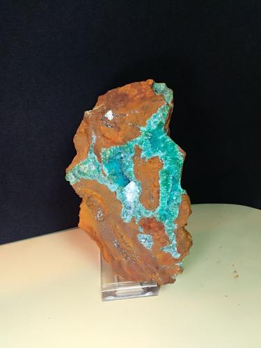 Aurichalcite, Calcite, Hemimorphite<br />Campiglia Marittima, Campigliese, Provincia Livorno, Toscana, Italia<br />13 x 8 cm<br /> (Author: Sante Celiberti)