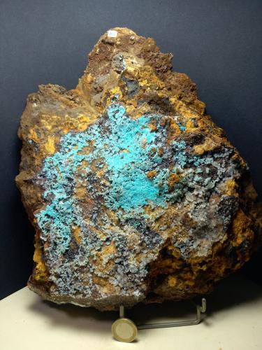 Hemimorphite, Aurichalcite<br />Campiglia Marittima, Campigliese, Provincia Livorno, Toscana, Italia<br />31 x 25 cm<br /> (Author: Sante Celiberti)