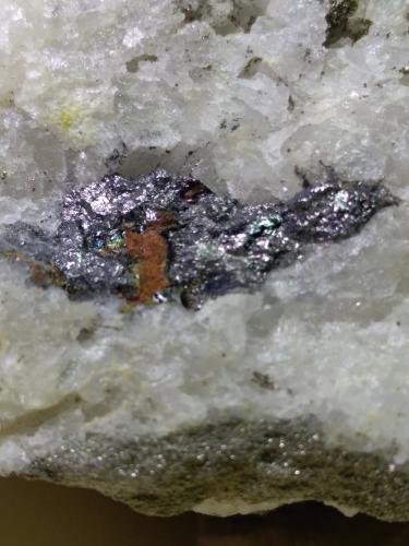 Carducciite, Argentotennantite-(Zn), Pyrite<br />Mina Pollone, Valdicastello Carducci, Municipio Pietrasanta, Provincia Lucca, Toscana, Italia<br />92 x 48 mm<br /> (Author: Sante Celiberti)