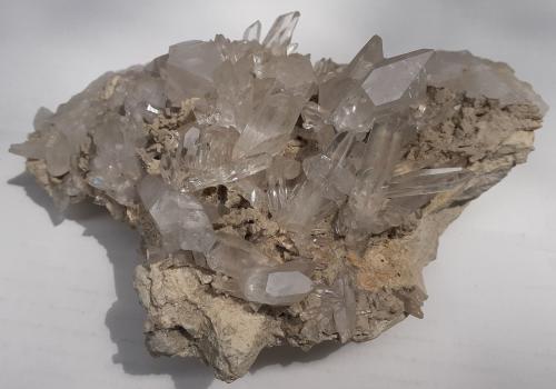 Quartz<br />Wattener Lizum, Wattens, Distrito Innsbruck Land, Tirol Norte, Tirol, Austria<br />18 x 13 cm<br /> (Author: Volkmar Stingl)