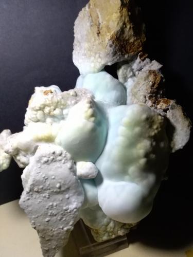 Aragonite (variety cuprian)<br />Gerfalco, Montieri, Provincia Grosseto, Toscana, Italia<br />20 x 16,5 cm<br /> (Author: Sante Celiberti)