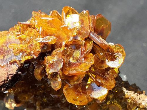 Wulfenite<br />Mina Erupción (Mina Ahumada), Sierra de Los Lamentos, Municipio Ahumada, Chihuahua, México<br />5 x 4 cm<br /> (Author: Volkmar Stingl)