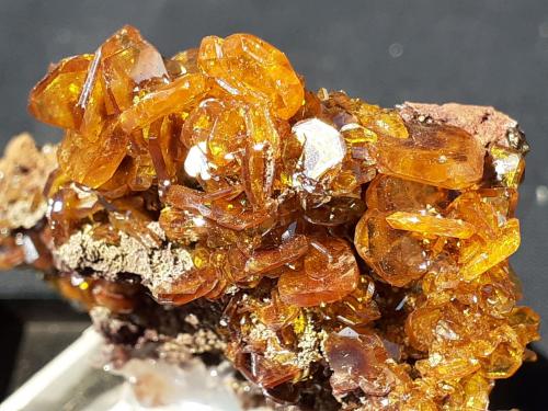 Wulfenite<br />Mina Erupción (Mina Ahumada), Sierra de Los Lamentos, Municipio Ahumada, Chihuahua, México<br />5 x 4 cm<br /> (Author: Volkmar Stingl)