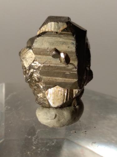 Pyrite<br />Rio Marina, Isla de Elba, Provincia Livorno, Toscana, Italia<br />19,2 x 14,5 mm<br /> (Author: Sante Celiberti)