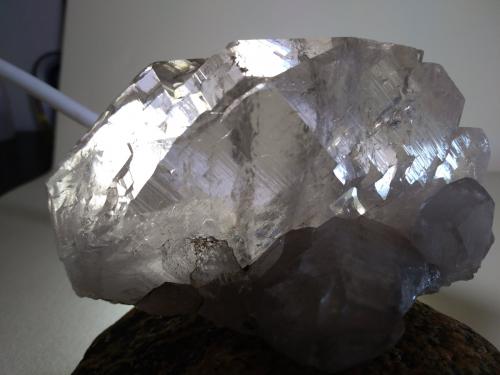 Quartz (variety gwindel)<br />Zona Paso de San Gotardo, Macizo Central San Gotardo, Leventina, Ticino (Tessin), Suiza<br />11 x 8,5 cm<br /> (Author: Sante Celiberti)