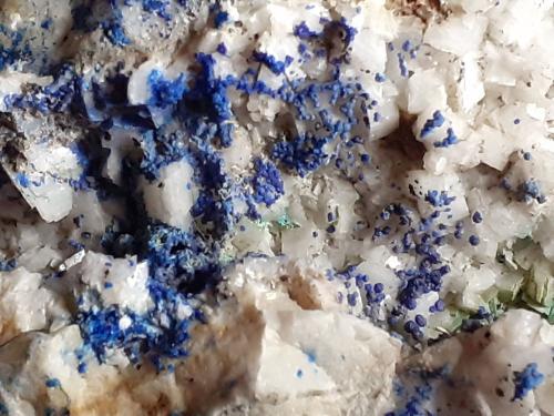 Azurite, Malachite, Dolomite<br />Distrito minero Ringenwechsel, Troi, Distrito Schwaz, Valle Inn, Tirol Norte, Tirol, Austria<br />14 x 7 cm<br /> (Author: Volkmar Stingl)