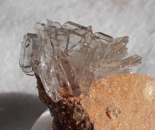 Baryte<br />Cerro Warihuyn, Puños, Distrito Miraflores, Provincia Huamalíes, Departamento Huánuco, Perú<br />2,5 x 2,5 cm<br /> (Author: Volkmar Stingl)