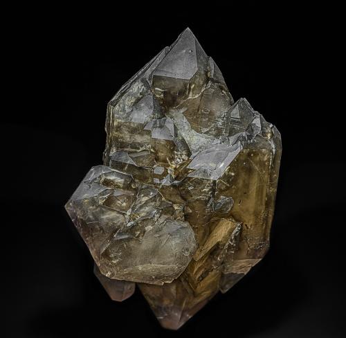 Quartz (variety smoky quartz)<br />Mina Royal Scepter, Zona Hallelujah Junction, Condado Washoe, Nevada, USA<br />13.2 x 8.7 cm<br /> (Author: am mizunaka)