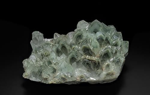 Quartz with Chlorite Inclusions<br />Shingle Springs, Distrito Shingle Springs, Condado El Dorado, California, USA<br />10.0 x 7.0 cm<br /> (Author: am mizunaka)