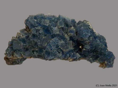 Fluorita<br />Mina Xia Yang, Yongchun, Prefectura Quanzhou, Provincia Fujian, China<br />135x55 mm<br /> (Autor: Joan Niella)