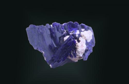 Azurite<br />Kerrouchen, Provincia Khénifra, Región Beni Mellal-Khenifra, Marruecos<br />42mm x 25mm x 23mm<br /> (Author: Firmo Espinar)