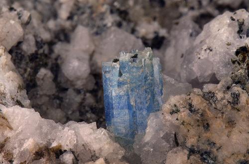 Beryl<br />Sportgastein, Valle Gastein, St. Johann im Pongau, Hohe Tauern, Salzburgo/Salzburg, Austria<br />crystal size 10 mm<br /> (Author: Gerhard Brandstetter)