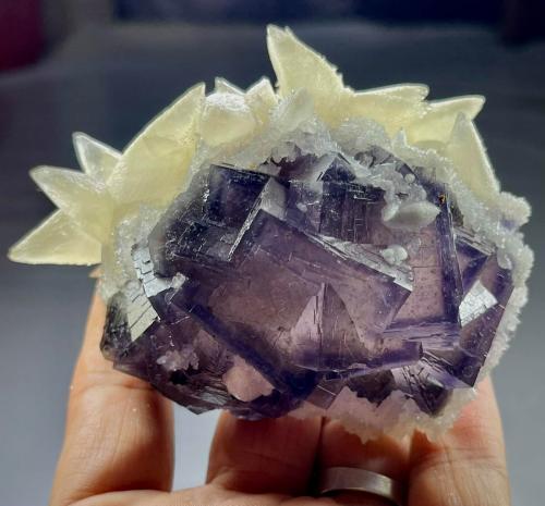 Fluorite<br />Kharan, Distrito Kharan, Balochistan (Baluchistan), Paquistán<br /><br /> (Author: Gemoftrade)