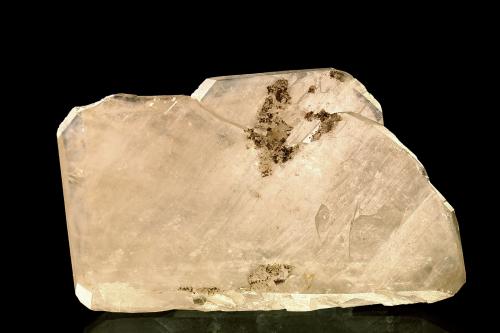 Quartz<br />Kreuzkogl, Valle Gastein, St. Johann im Pongau, Hohe Tauern, Salzburgo/Salzburg, Austria<br />55 x 35 x 3 mm<br /> (Author: Gerhard Brandstetter)