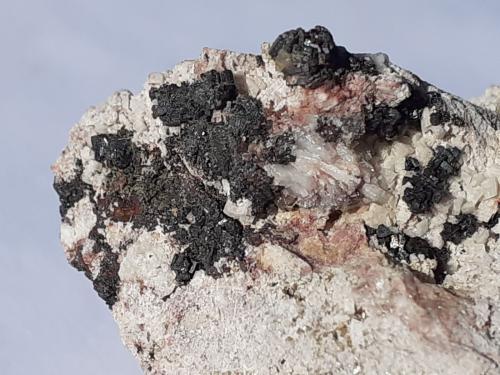 Descloizite, Baryte, Dolomite<br />Distrito minero Hochobir, Monte Hochobir, Eisenkappel-Vellach, Distrito Völkermarkt, Carintia/Kärnten, Austria<br />FoV 1,5 x 1 cm<br /> (Author: Volkmar Stingl)