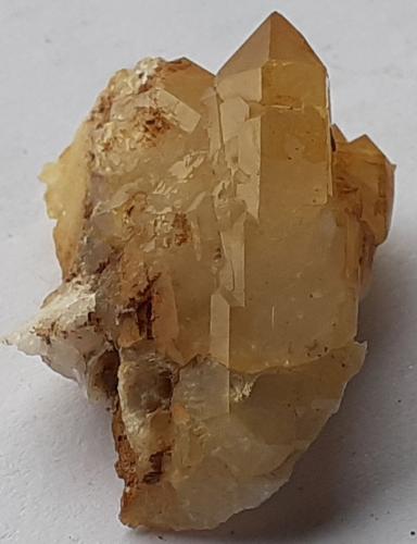 Quartz (variety Rock Crystal)<br />Möseralm, Fiss, Distrito Landeck, Tirol Norte, Tirol, Austria<br />2 x 1,5 cm<br /> (Author: Volkmar Stingl)