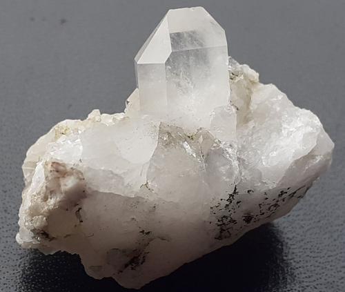 Quartz (variety Rock Crystal)<br />Möseralm, Fiss, Distrito Landeck, Tirol Norte, Tirol, Austria<br />3 x 2,5 cm<br /> (Author: Volkmar Stingl)