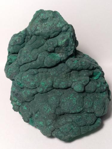 Malachite<br />Depósito Mednorudyanskoye, Macizo Nizhnetagilskii (Nizhne-Tagilskii), Nizhnii Tagil, Sverdlovsk Oblast, Ural, Rusia<br />95 x 70 mm<br /> (Author: Sante Celiberti)