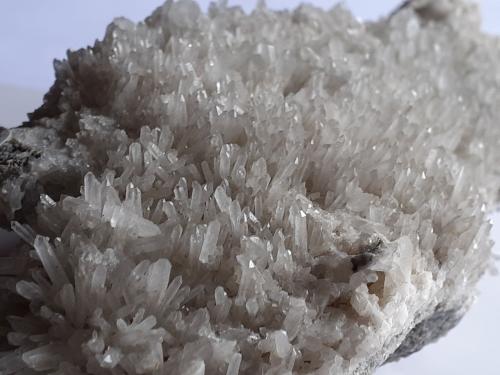 Quartz<br />Túnel Baimashan (obras), Qianbaxia, Wuyishan, Prefectura Nanping, Provincia Fujian, China<br />17 x 7 cm<br /> (Author: Volkmar Stingl)